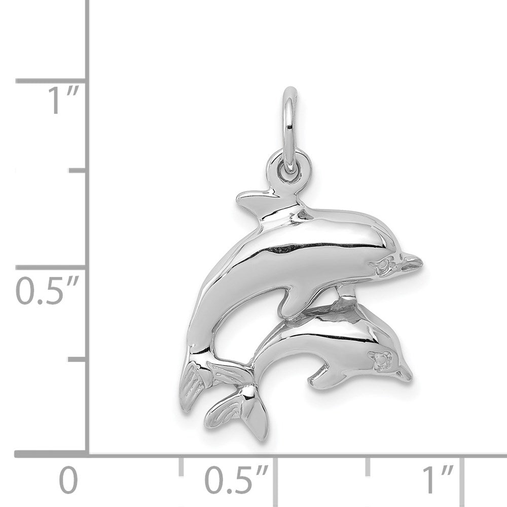 Dolphin Pair Charm - WBC