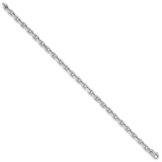 Hand Polished Fancy Link with Lobster Clasp Bracelet - WBC