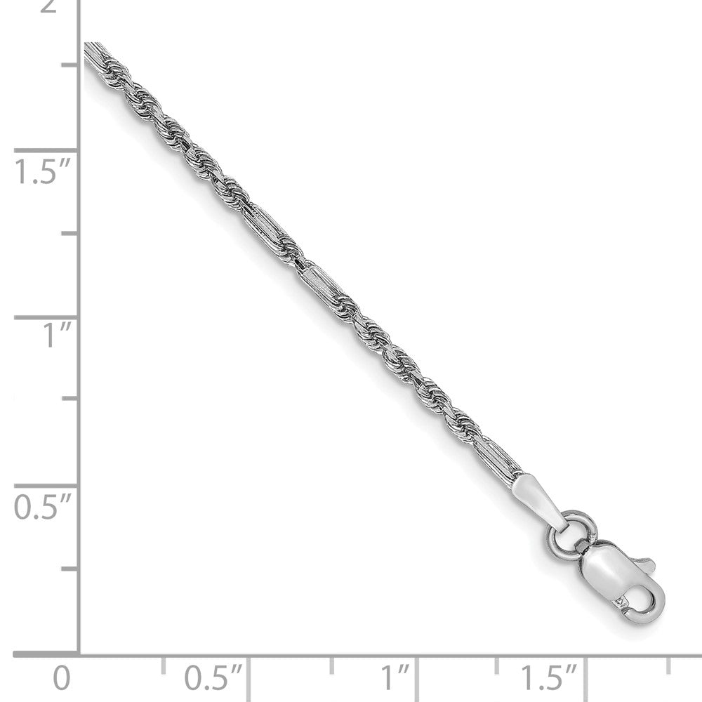 D/C Milano Rope Chain Anklet - WBC