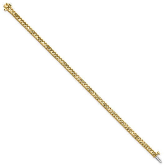 Holds 5 carat 71- Princess Diamond 4-prong Tennis Bracelet Mounting - WBC