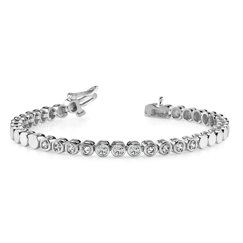 Holds 47 Stones up to Round Add-a-Diamond Bracelet - WBC