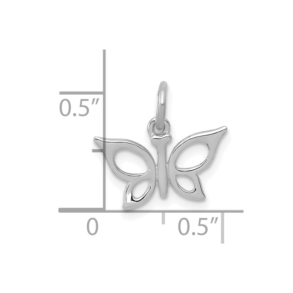 Polished Butterfly Charm - WBC