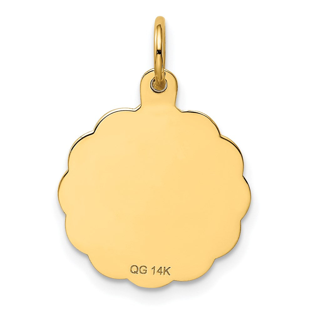 5th ANNIVERSARY Engravable Disc Charm - WBC