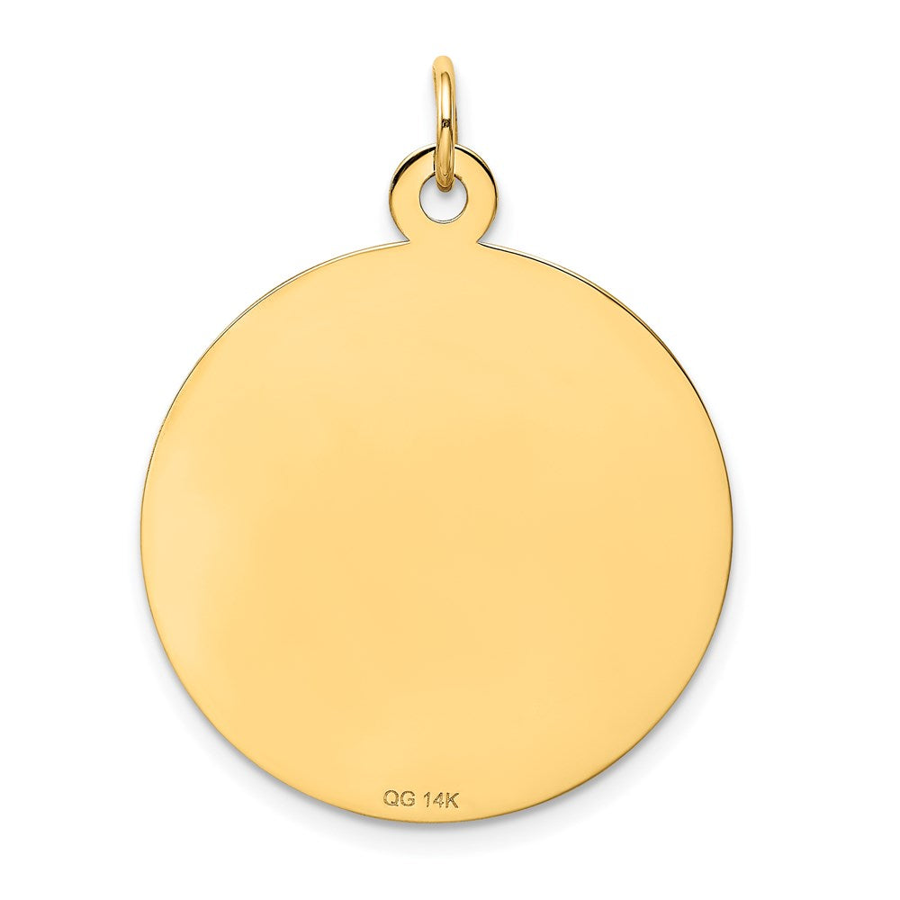 HAPPY ANNIVERSARY with Hearts Engravable Disc Charm - WBC