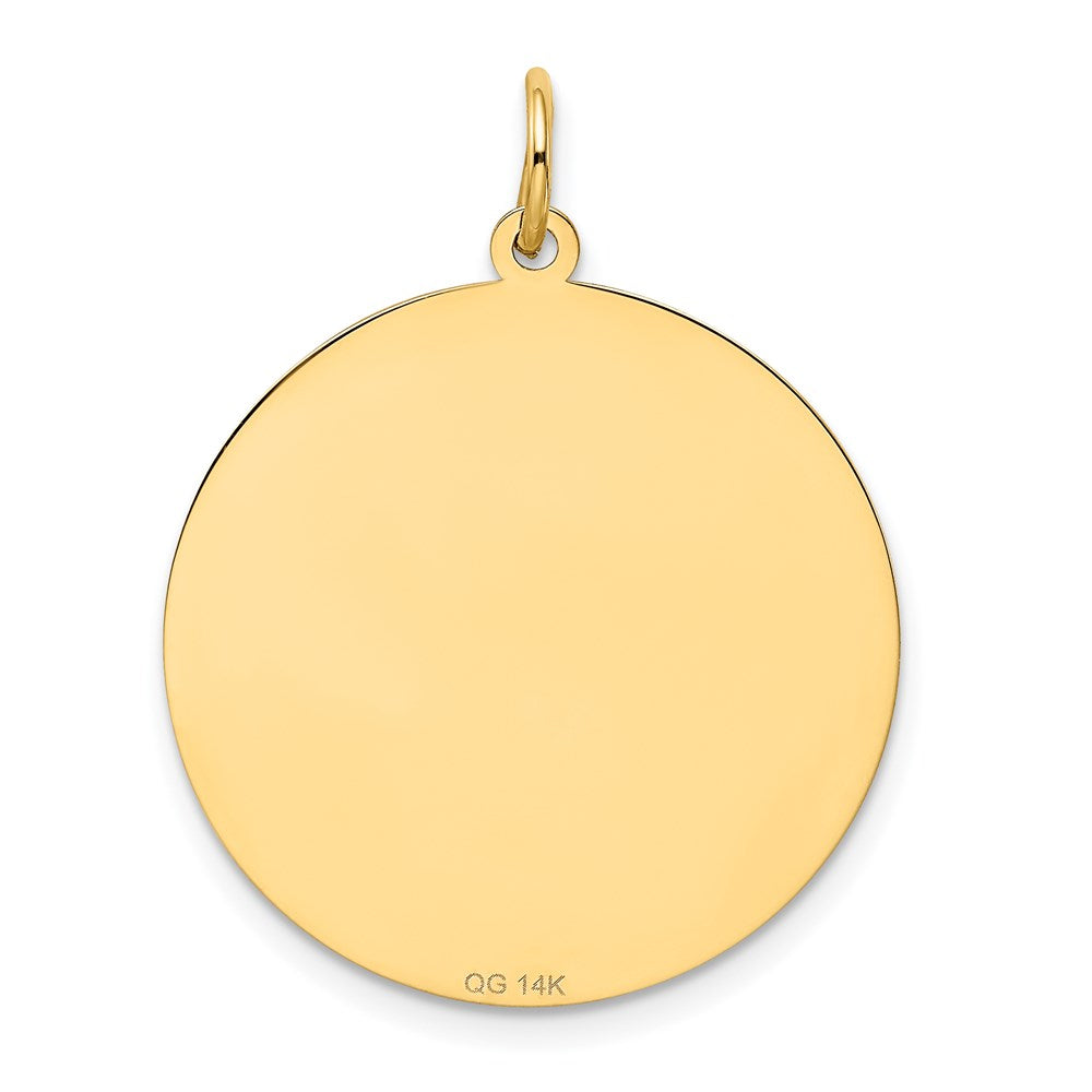 HAPPY ANNIVERSARY with Heart Engravable Disc Charm - WBC