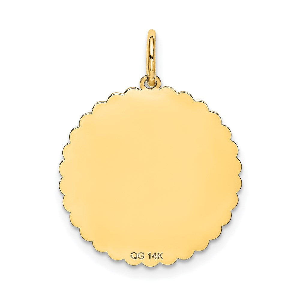 SWEET 16 Engravable Disc Charm - WBC
