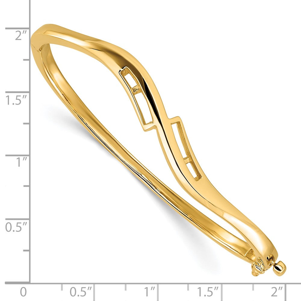 Holds 3/8 carat 2-/4-/4- Round Stones Hinged Oval Bangle Bracelet Mounting - WBC