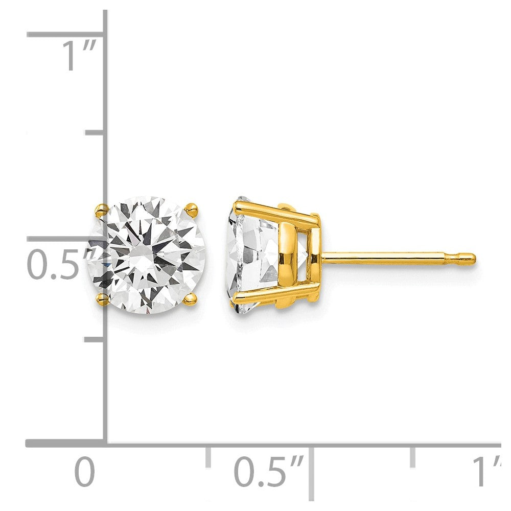 Cubic Zirconia Post Earrings - WBC