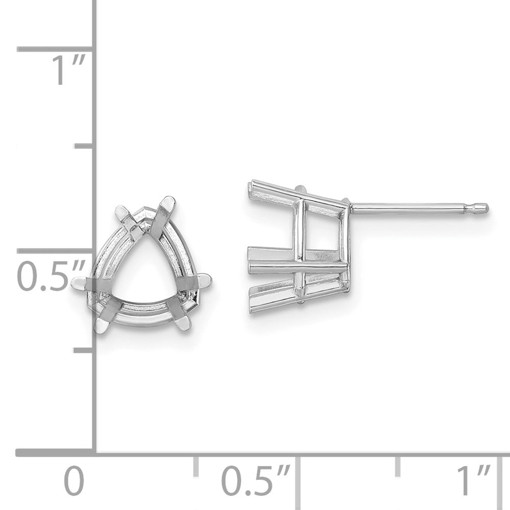 Trillion Post Earring Mountings - WBC