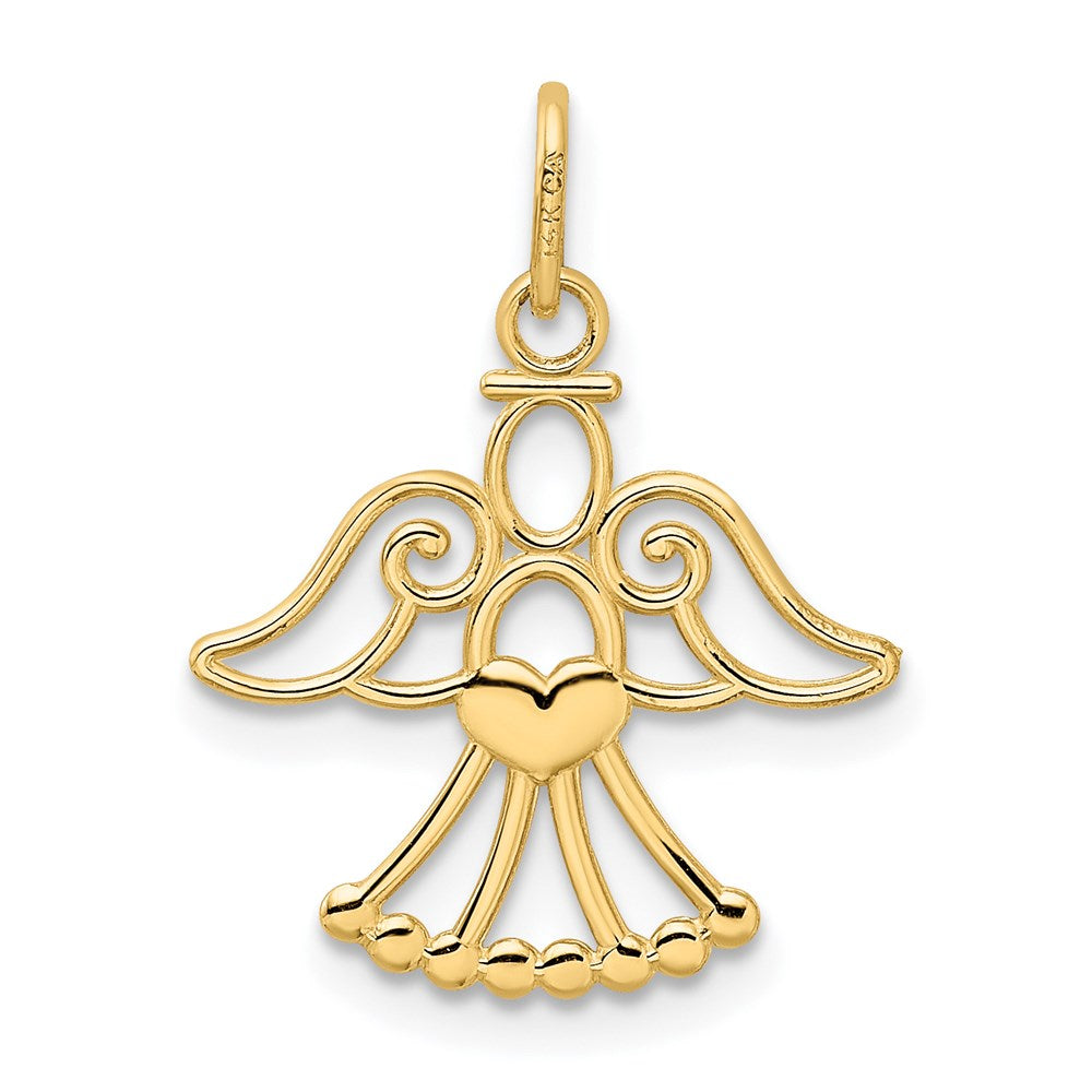 Cut-out Angel with Heart Charm - WBC
