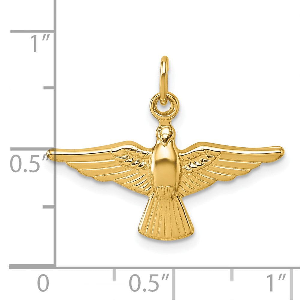 Polished Flying Dove Pendant - WBC