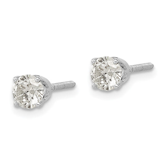 1/2 carat Single Stud AA Diamond Earring - WBC