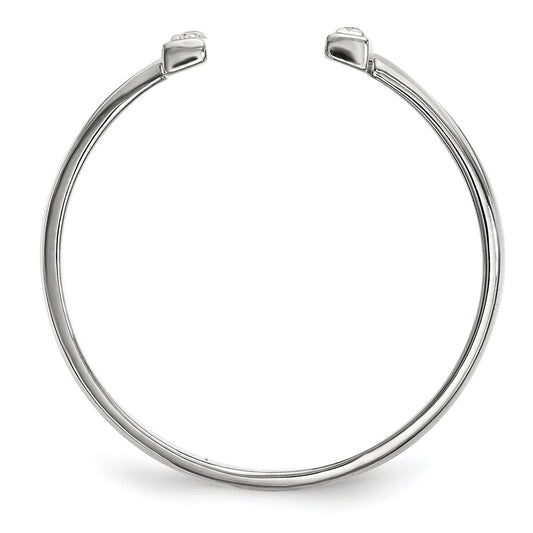 1/10 carat Diamond Double Bar Ring - WBC