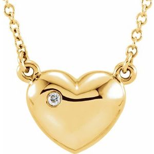 14K Yellow .01 CTW Diamond Heart 16.5" Necklace-86194:6000:P-ST-WBC