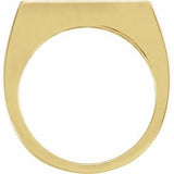 14K Yellow 3 mm Engravable Stackable Ring-50468:296591:P-ST-WBC