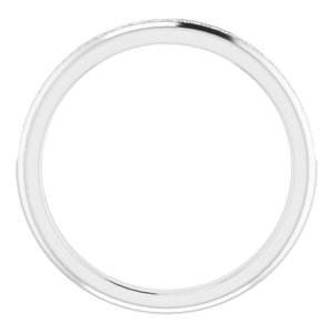 14K White 1/8 CTW Diamond Band for 6 mm Square Ring-122168:60001:P-ST-WBC