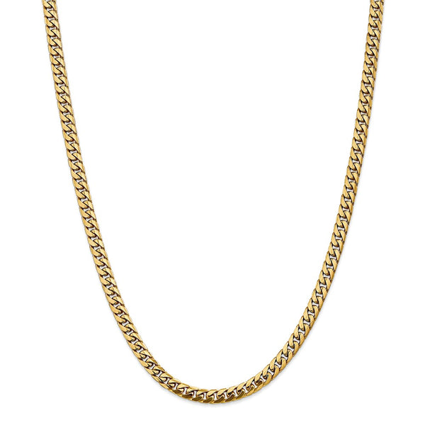 14K Large Miami Cuban Link Necklace 14K Yellow Gold / 20 +$600