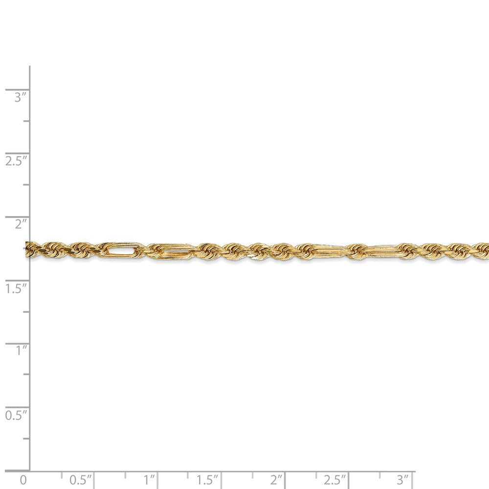 14k 3.0mm D/C Milano Rope Chain-WBC-MIL060-7