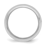 Sterling Silver Rhodium-plated 6mm Comfort Fit Band-QCF060RH-4-WBC