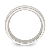 Sterling Silver 5mm Milgrain Comfort Fit Band-QCFM050-4-WBC