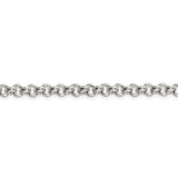 Sterling Silver 5mm Rolo Chain-WBC-QFC6-18