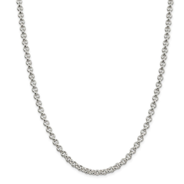 Sterling Silver 5mm Rolo Chain-WBC-QFC6-20