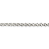 Sterling Silver 4.75mm Rolo Chain-WBC-QFC76-7