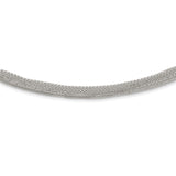 Sterling Silver Multi-Chain Necklace-WBC-QG5324-18