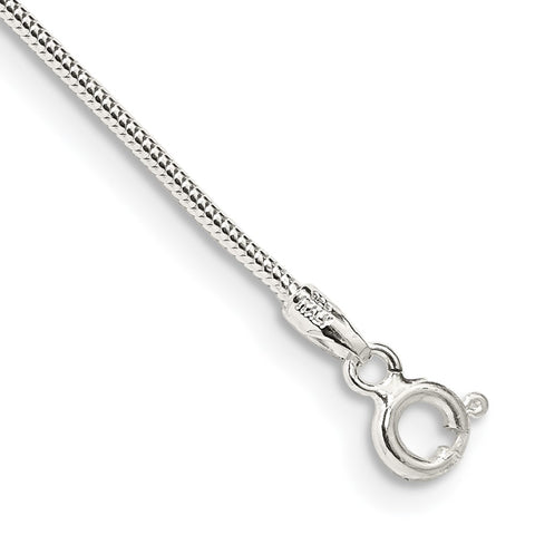 Sterling Silver 1.2mm Round Snake Chain-WBC-QSNL035-8