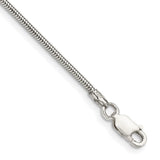 Sterling Silver 1.6mm Round Snake Chain-WBC-QSNL050-8