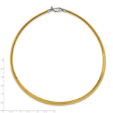 Sterling Silver Flash Gold-plate Reversible 5.75mm Cubetto Chain-WBC-QUF48-16
