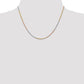 Tri-colored Diamond-cut Rope with Lobster Clasp Chain - WBC