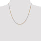 Tri-colored Diamond-cut Rope with Lobster Clasp Chain - WBC