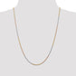 Tri-colored Diamond-cut Rope with Lobster Clasp Chain - WBC