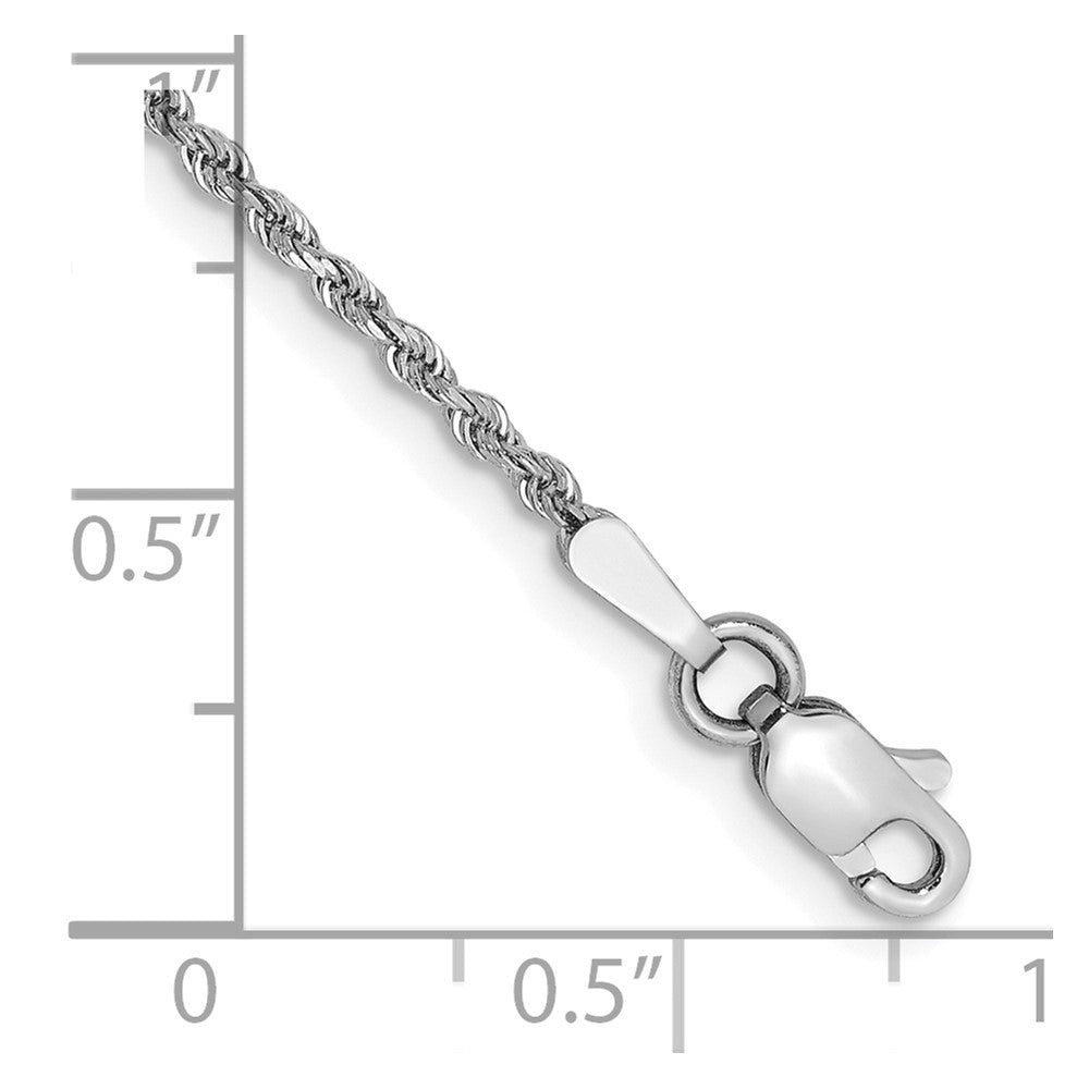 Diamond-cut Rope Chain Anklet - WBC