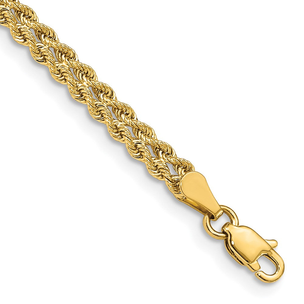 Wide Double Strand Rope Bracelet - WBC
