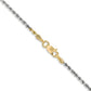 Tri-colored Diamond-cut Rope with Lobster Clasp Chain - WBC