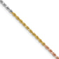 Tri-colored Diamond-cut Rope with Lobster Clasp Chain - WBC