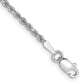 Diamond-cut Rope with Lobster Clasp Anklet - WBC