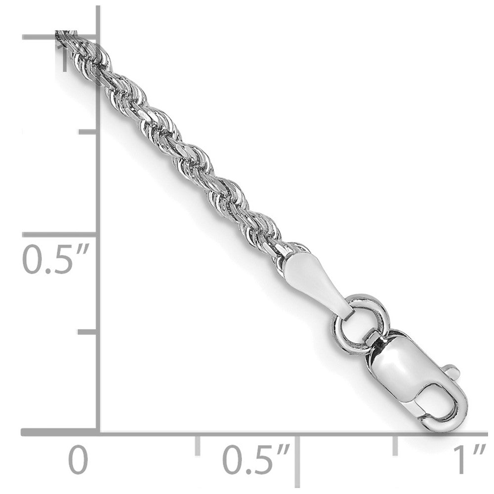 Diamond-cut Rope Chain Anklet - WBC