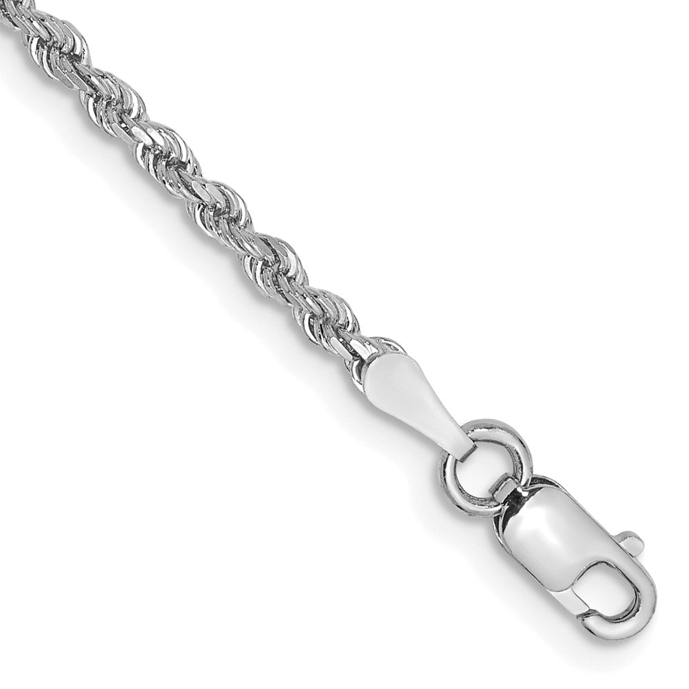 Diamond-cut Rope with Lobster Clasp Anklet - WBC