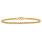 Diamond-cut Rope with Lobster Clasp Anklet - WBC