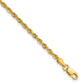 Diamond-cut Rope with Lobster Clasp Anklet - WBC