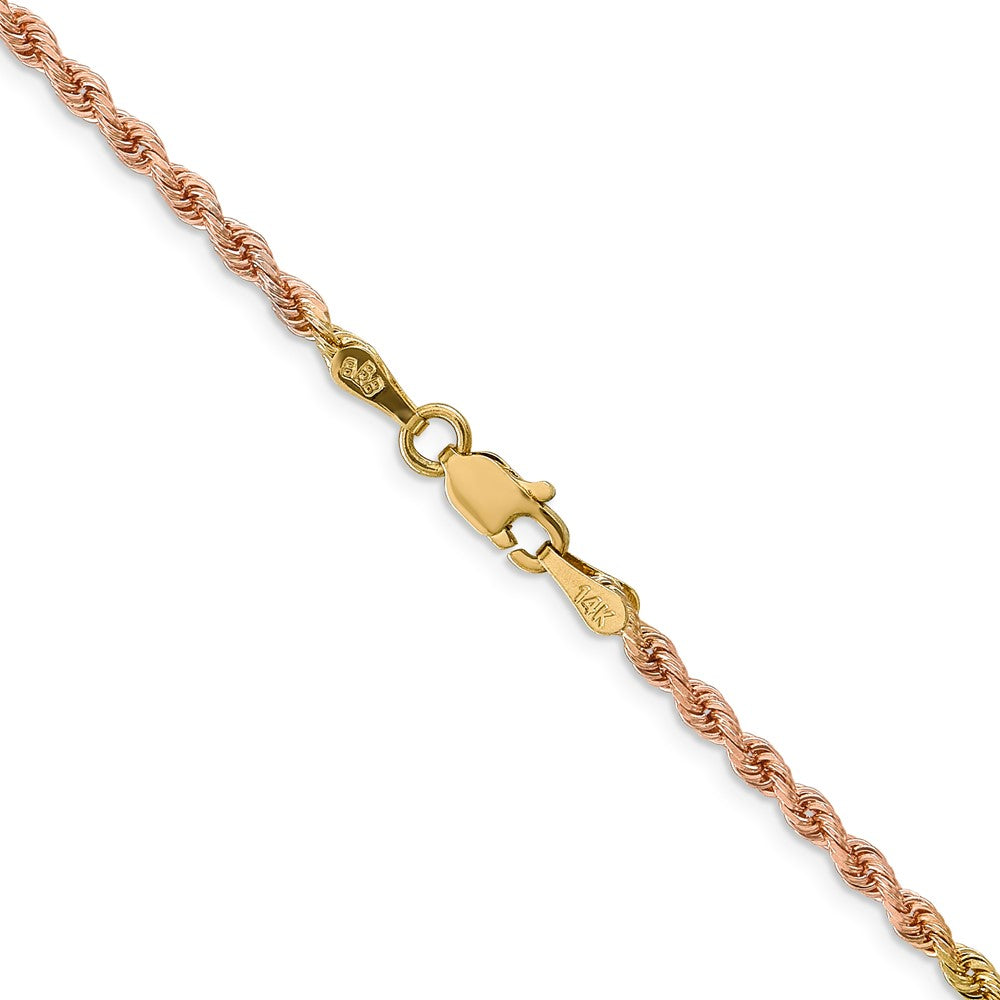 Tri-colored Diamond-cut Rope with Lobster Clasp Chain - WBC