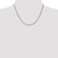 Tri-colored Diamond-cut Rope with Lobster Clasp Chain - WBC