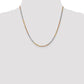 Tri-colored Diamond-cut Rope with Lobster Clasp Chain - WBC
