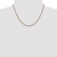 Tri-colored Diamond-cut Rope with Lobster Clasp Chain - WBC