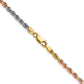 Tri-color Diamond-cut Rope Chain - WBC