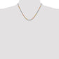 Tri-colored Diamond-cut Rope with Lobster Clasp Chain - WBC