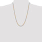 Tri-colored Diamond-cut Rope with Lobster Clasp Chain - WBC